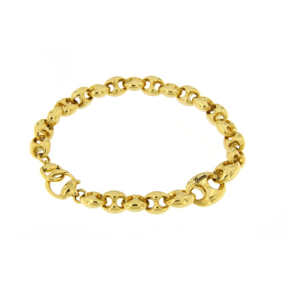 Gucci gold chain on sale bracelet